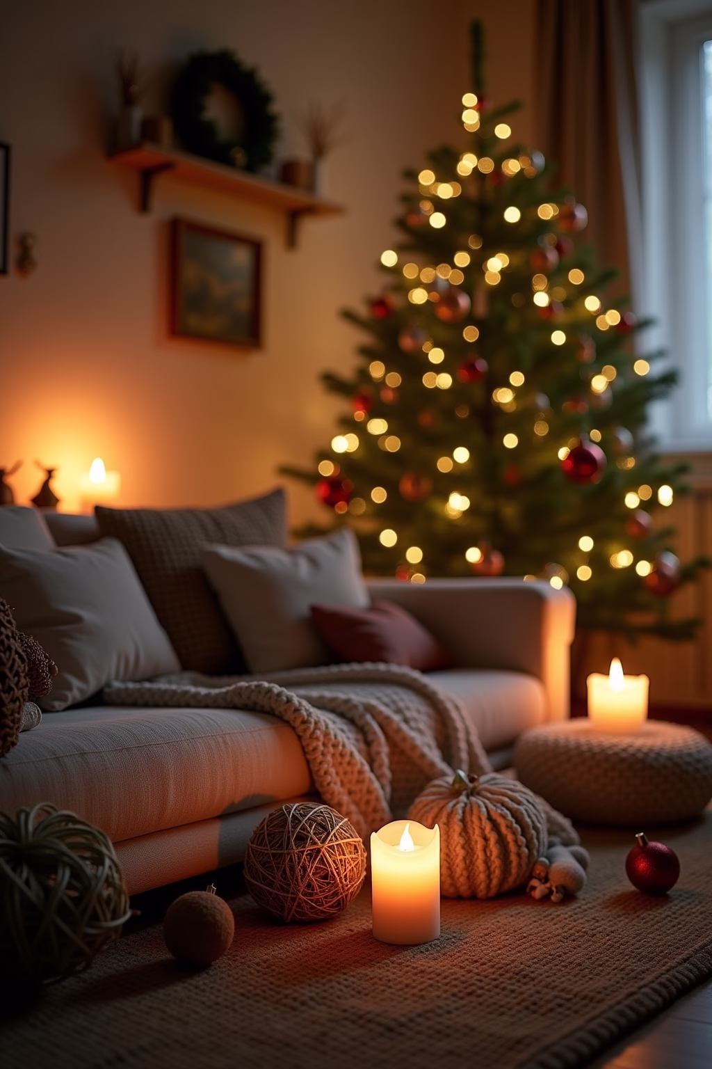weihnachtsdeko wohnzimmer outline 8