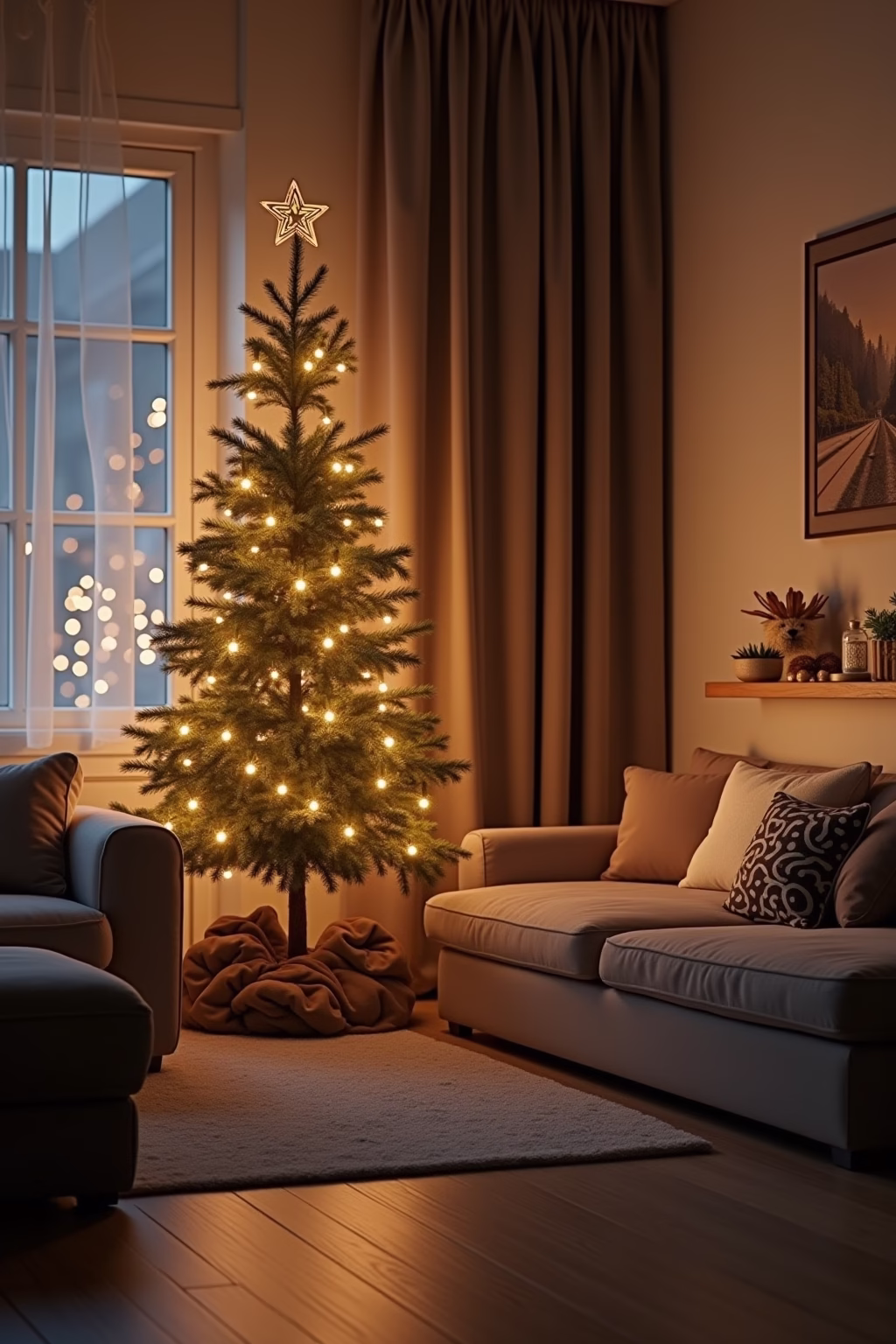 weihnachtsdekoration ideen wohnung outline 4