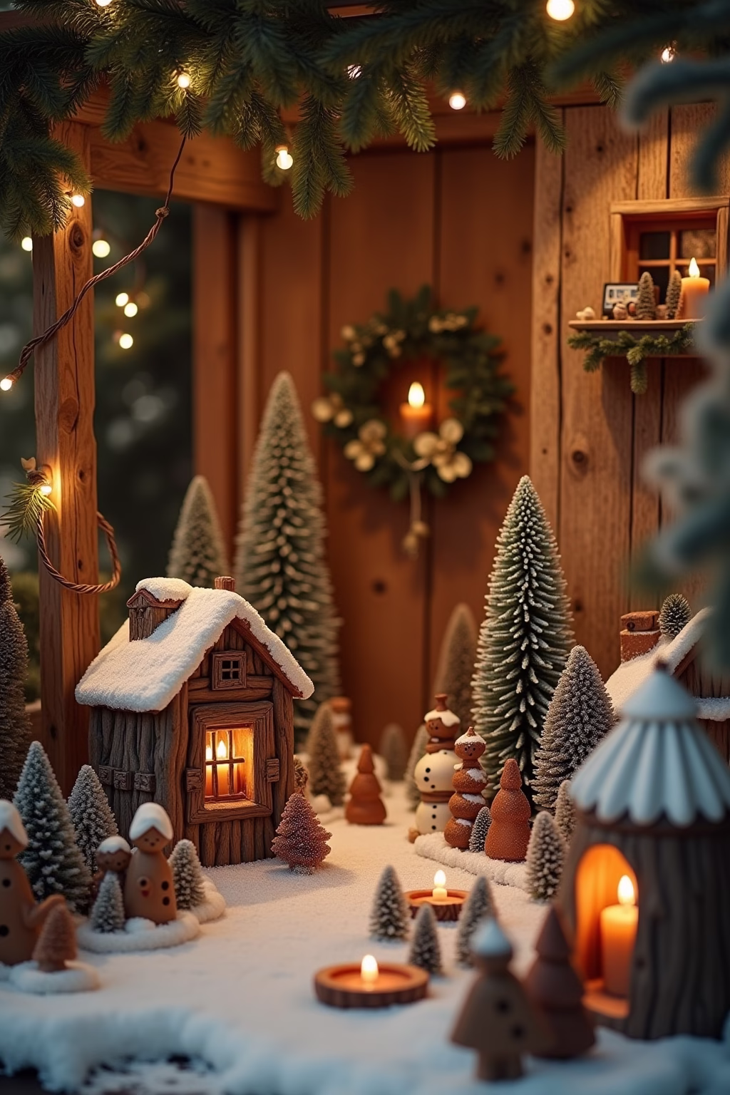 8 Weihnachtsdorf Deko Ideen für zauberhafte Feiertage 15 weihnachtsdorf deko ideen outline 3