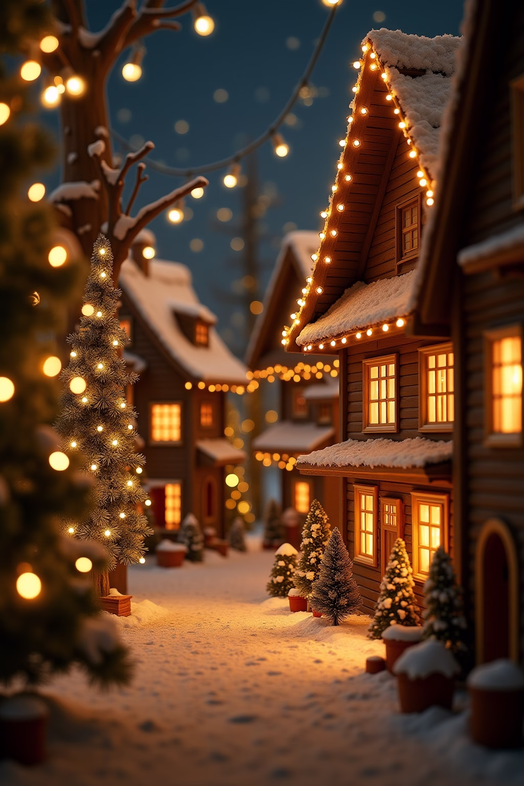 8 Weihnachtsdorf Deko Ideen für zauberhafte Feiertage 19 weihnachtsdorf deko ideen outline 7