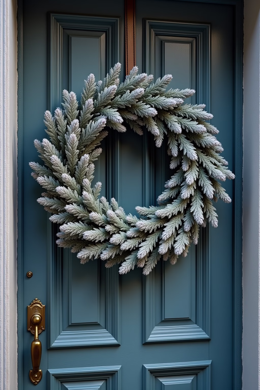 winter deko hauseingang outline 5