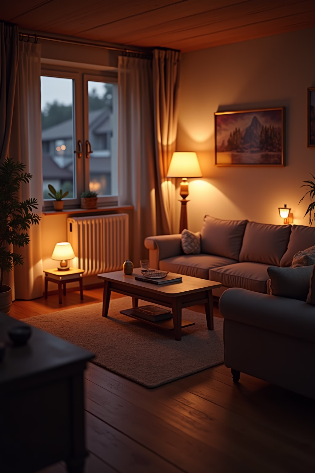 wohnzimmer gemuetlich einrichten outline 4