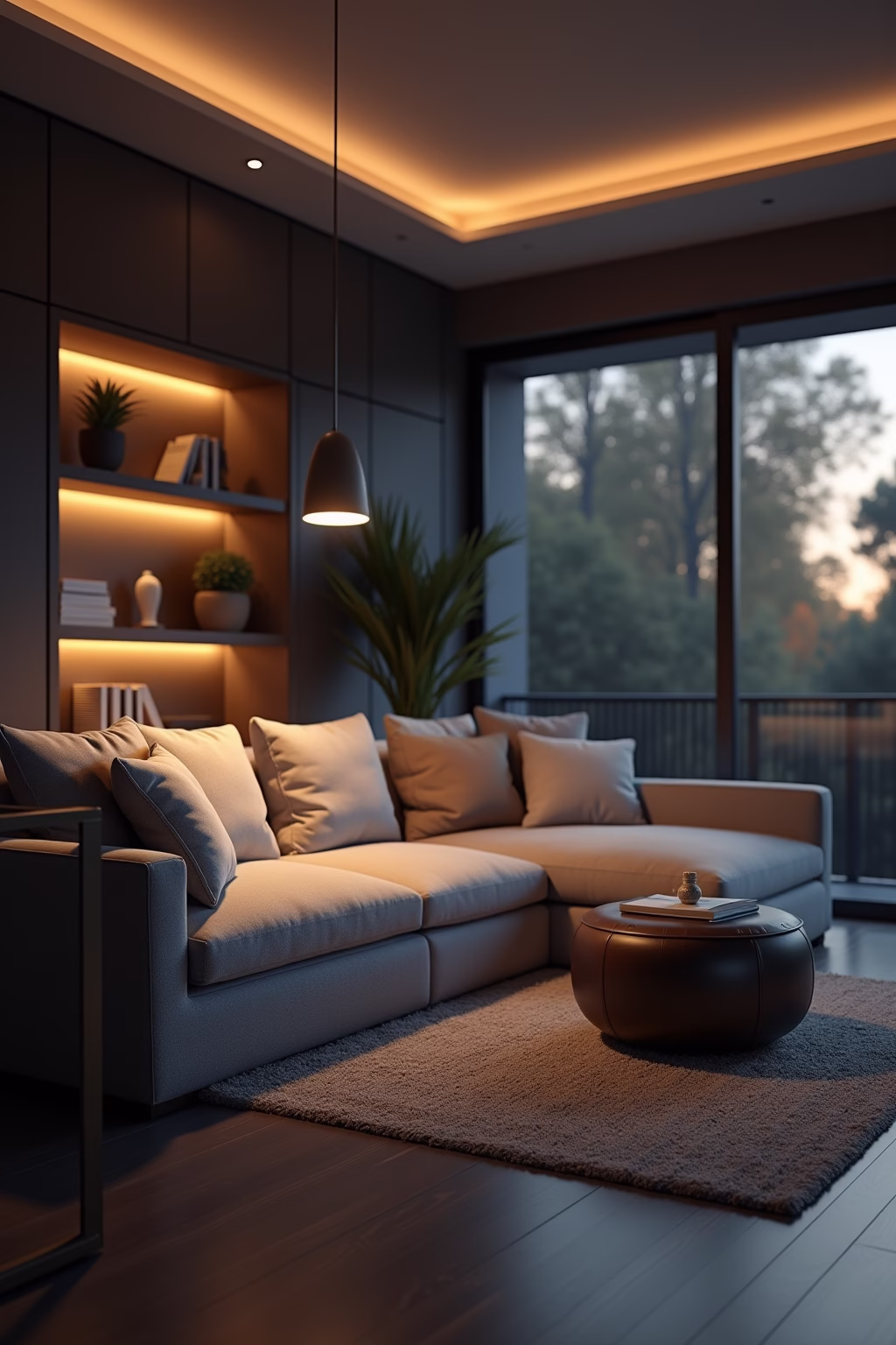 wohnzimmer mit grauer couch einrichten outline 5