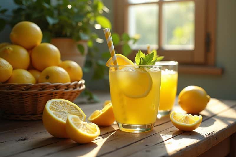 Schöne Zitronen Deko für ein sonniges Ambiente